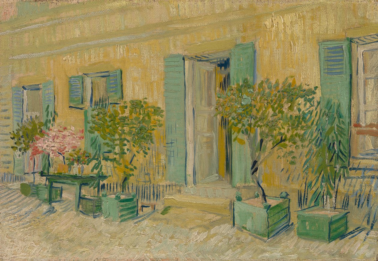 Na zewnątrz restauracji w Asnières autorstwa Vincent van Gogh