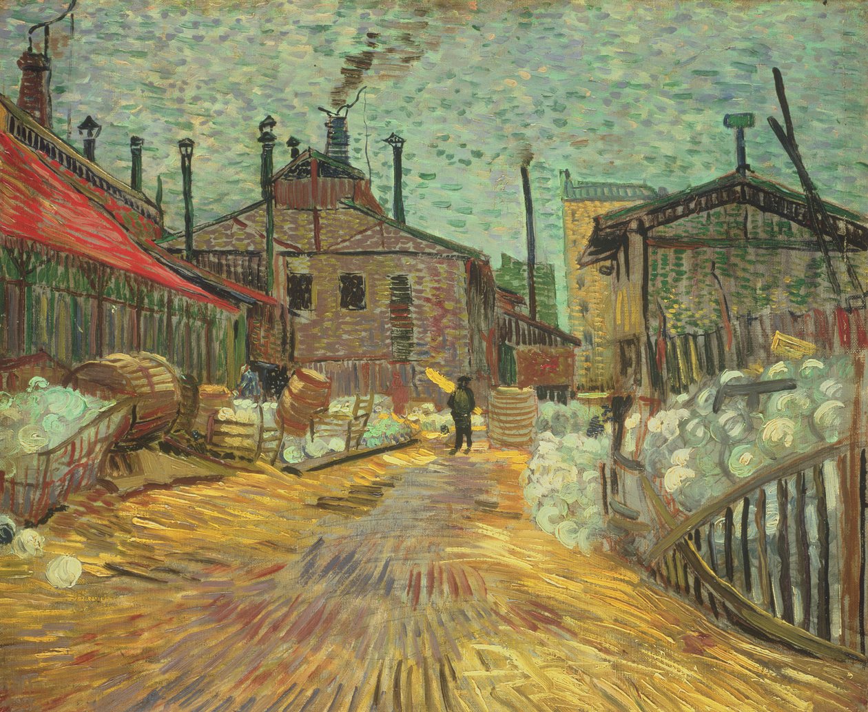 Fabryki, 1887 autorstwa Vincent van Gogh