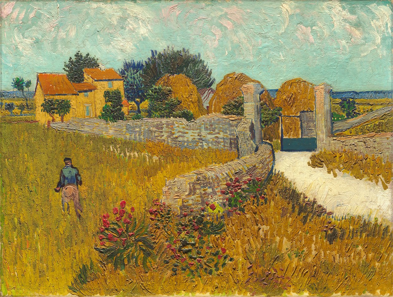 Dom wiejski w Prowansji, 1888 autorstwa Vincent van Gogh