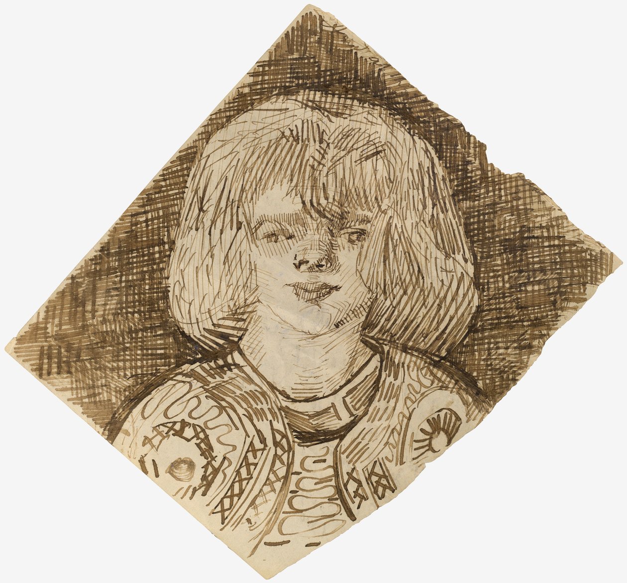 Głowa dziewczyny autorstwa Vincent van Gogh