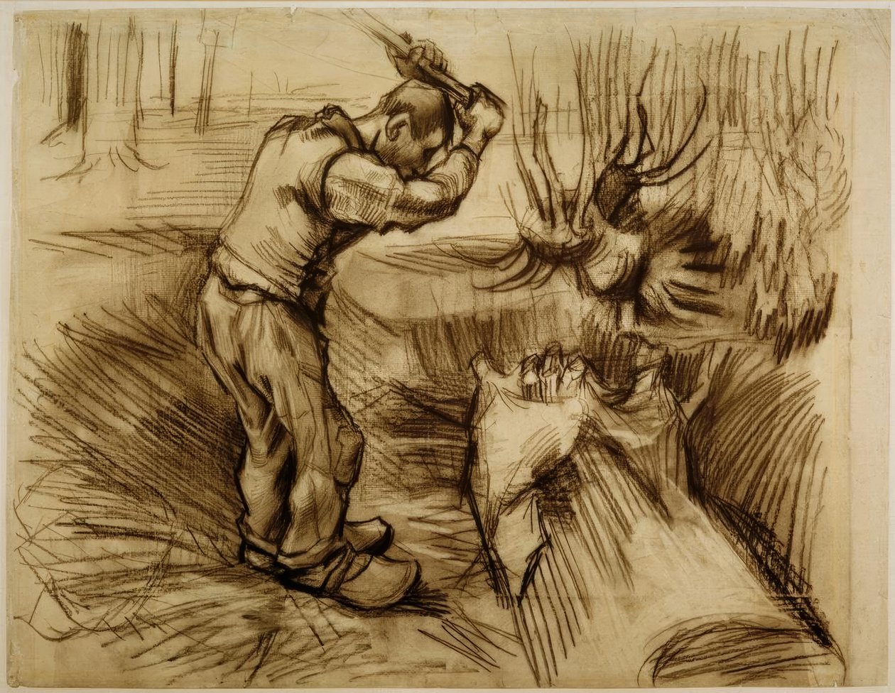 drwal autorstwa Vincent van Gogh