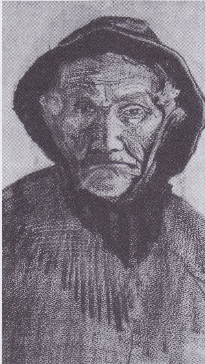 Głowa starego rybaka z południowo-zachodnim? autorstwa Vincent van Gogh