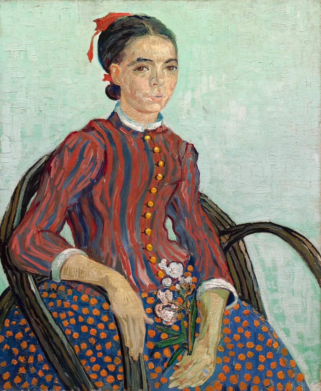 La Mousme, 1888 r. autorstwa Vincent van Gogh