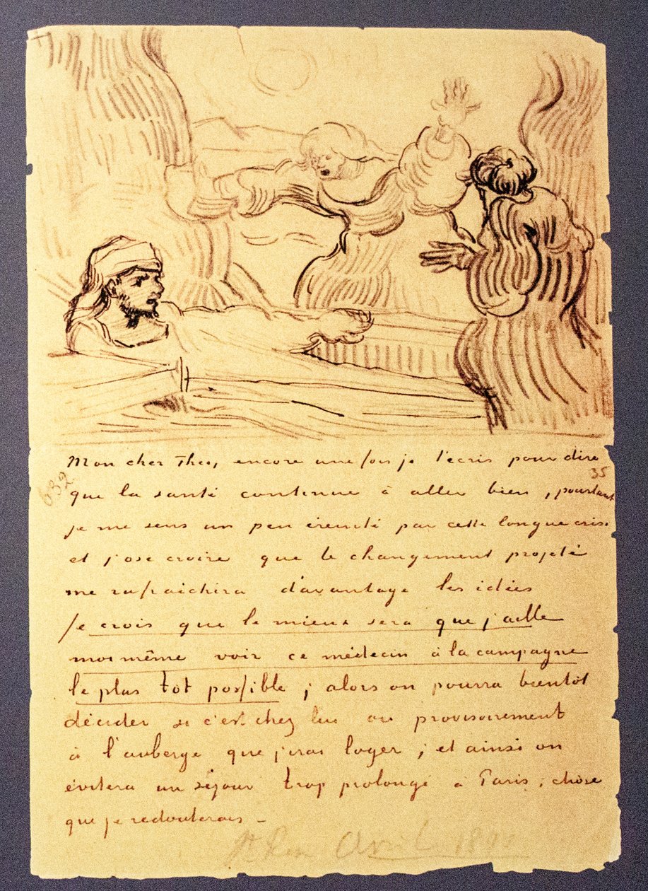List Van Gogha do jego brata Theo autorstwa Vincent van Gogh