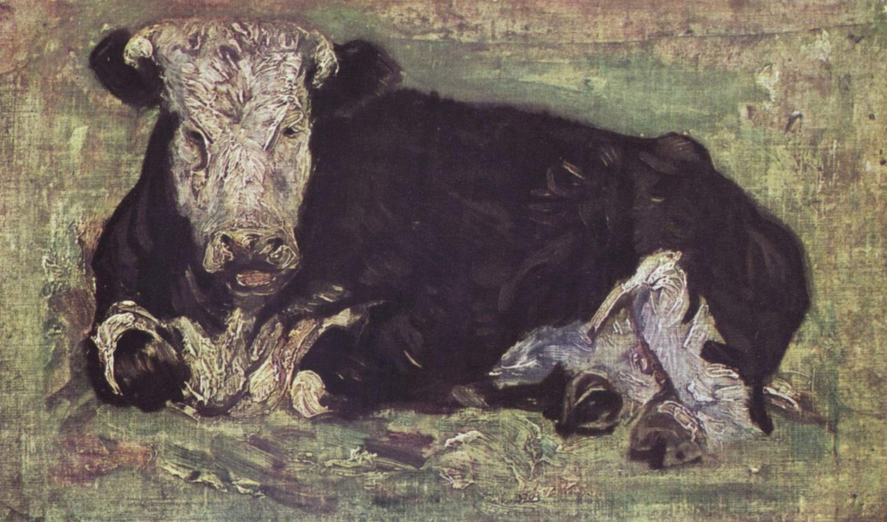 Leżąca krowa autorstwa Vincent van Gogh