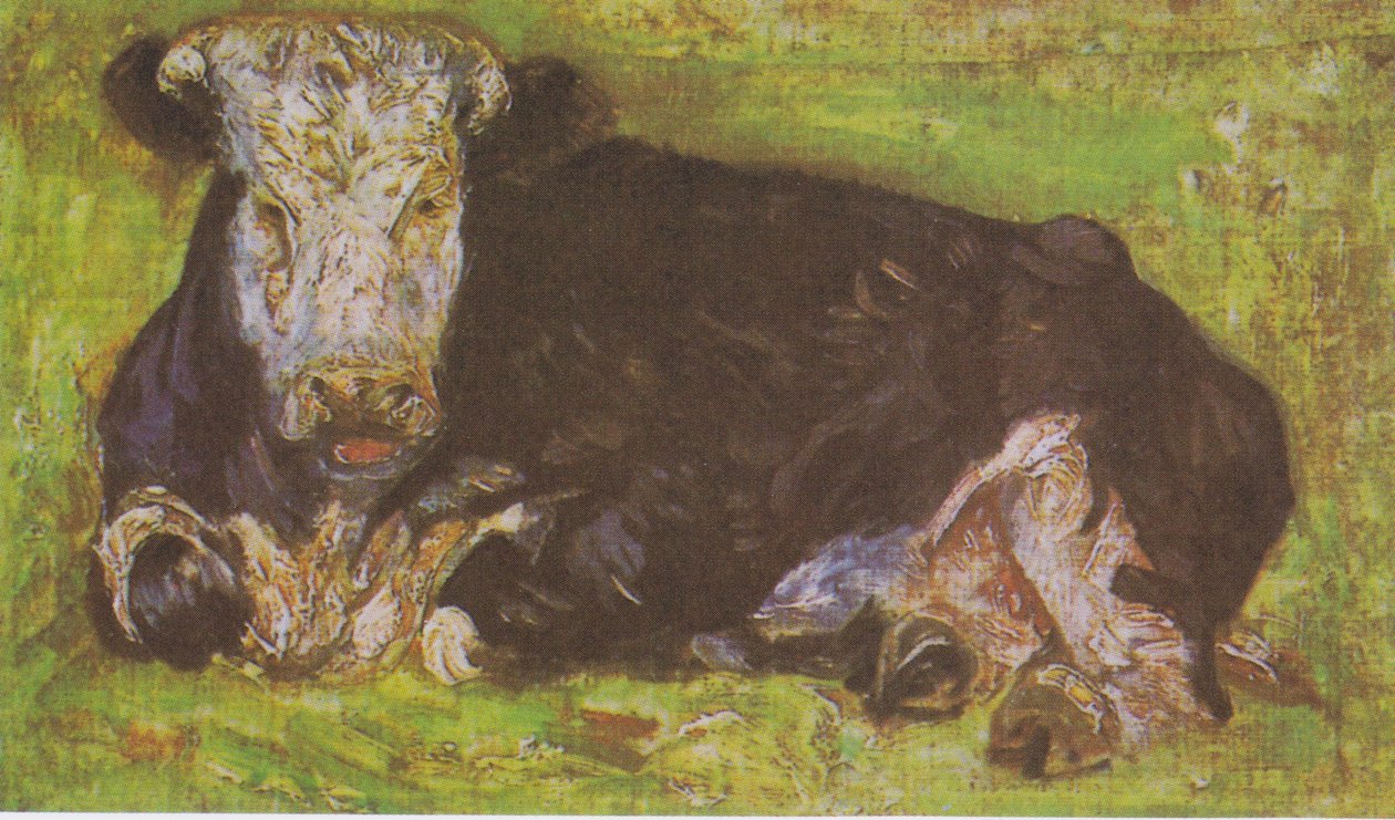 Leżąca krowa autorstwa Vincent van Gogh