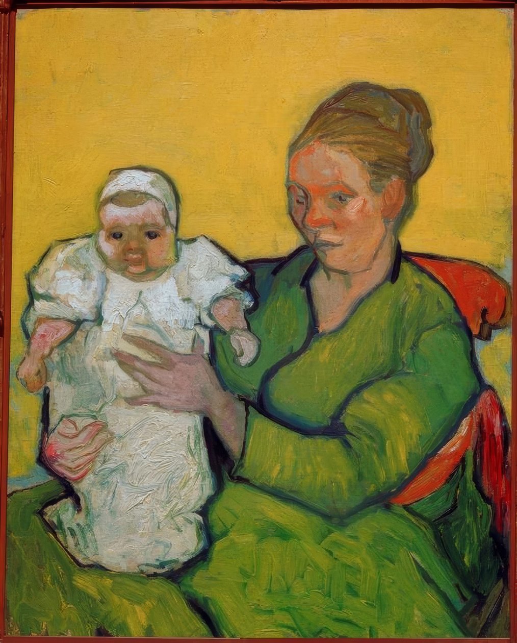 Madame Roulin z dzieckiem Marcelle autorstwa Vincent van Gogh