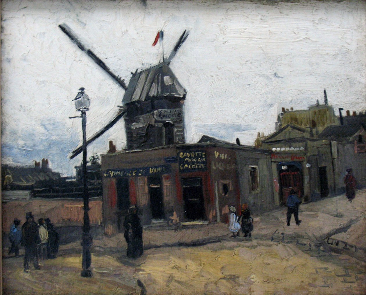Moulin de la Galette; Muzeum Kröller-Müller autorstwa Vincent van Gogh