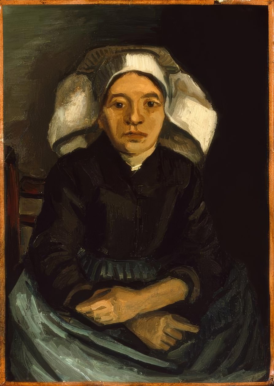Siedząca wieśniaczka z Nuenen autorstwa Vincent van Gogh