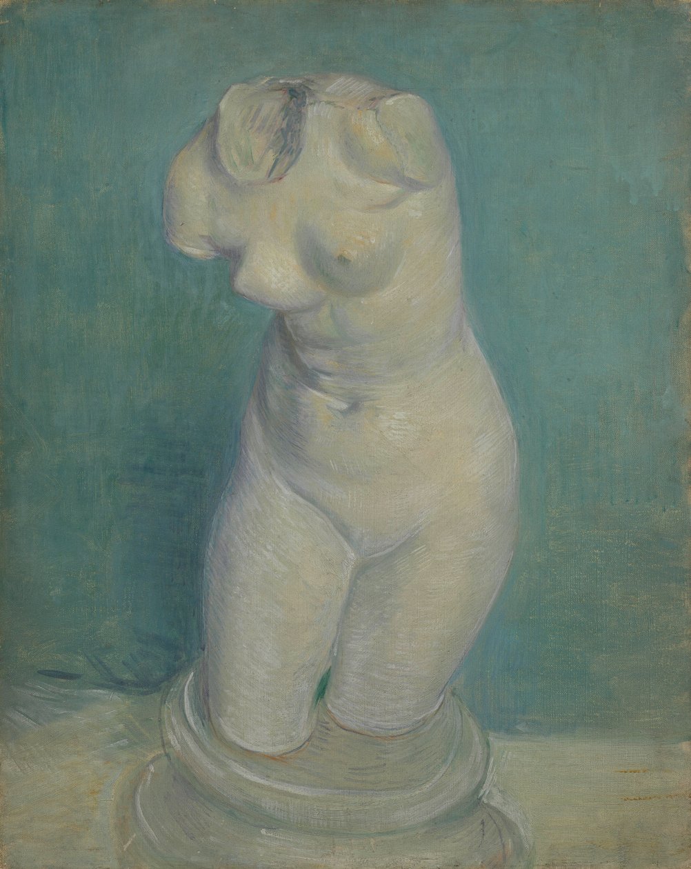 Gipsowy odlew kobiecego torsu autorstwa Vincent van Gogh