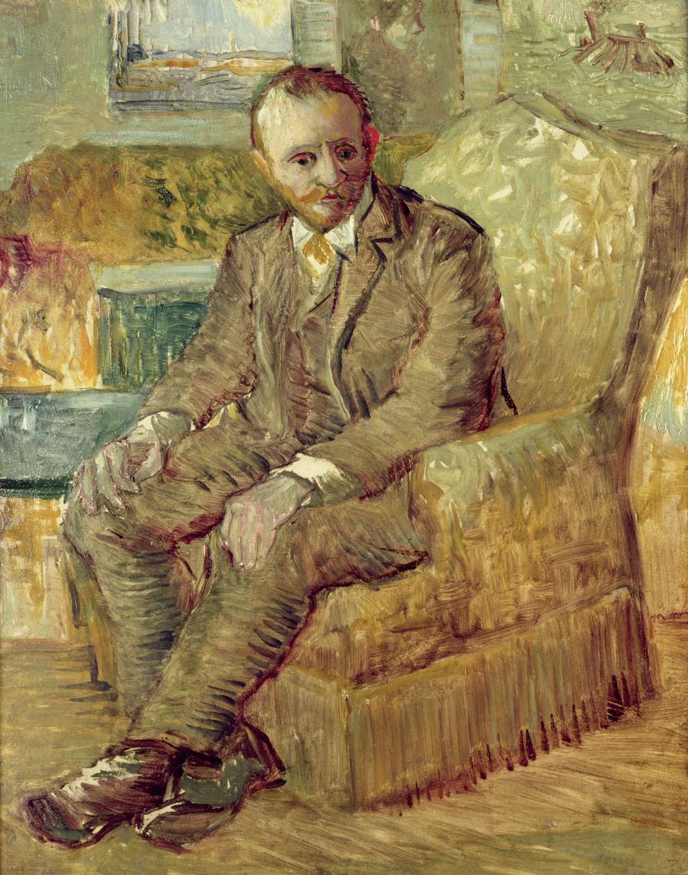 Portret Aleksandra Reida, ok.1887 autorstwa Vincent van Gogh