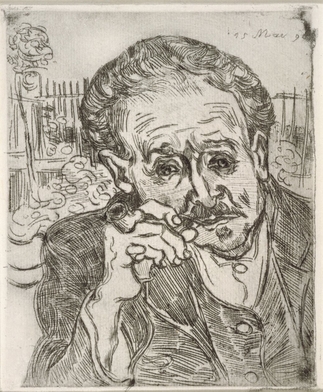 Portret dr Gacheta (Auvers-sur-Oise), 15 maja 1890 r. autorstwa Vincent van Gogh