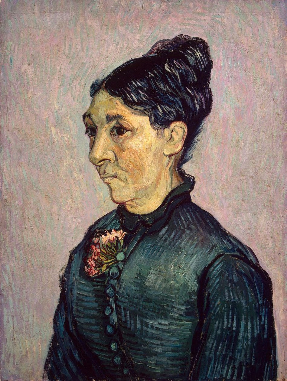 Portret Madame Jeanne Lafuye Trabuc, 1889 autorstwa Vincent van Gogh