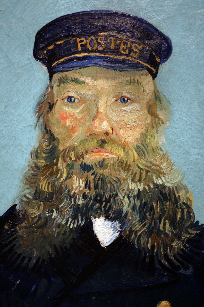 Portret listonosza Josepha Roulina autorstwa Vincent van Gogh