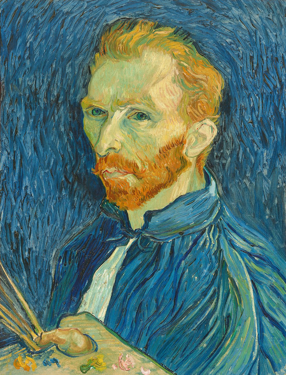 Autoportret, 1889 autorstwa Vincent van Gogh