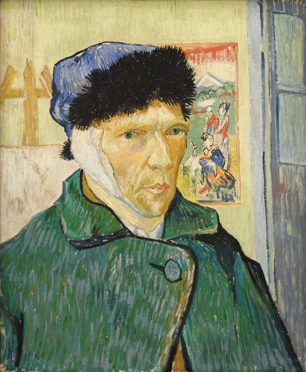 Autoportret z zabandażowanym uchem autorstwa Vincent van Gogh