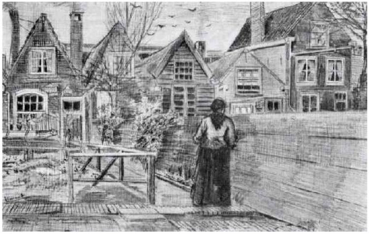 Dom Matki Siens autorstwa Vincent van Gogh