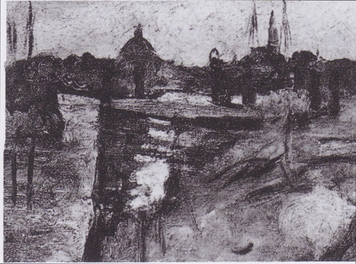 Widok na miasto Amsterdam autorstwa Vincent van Gogh