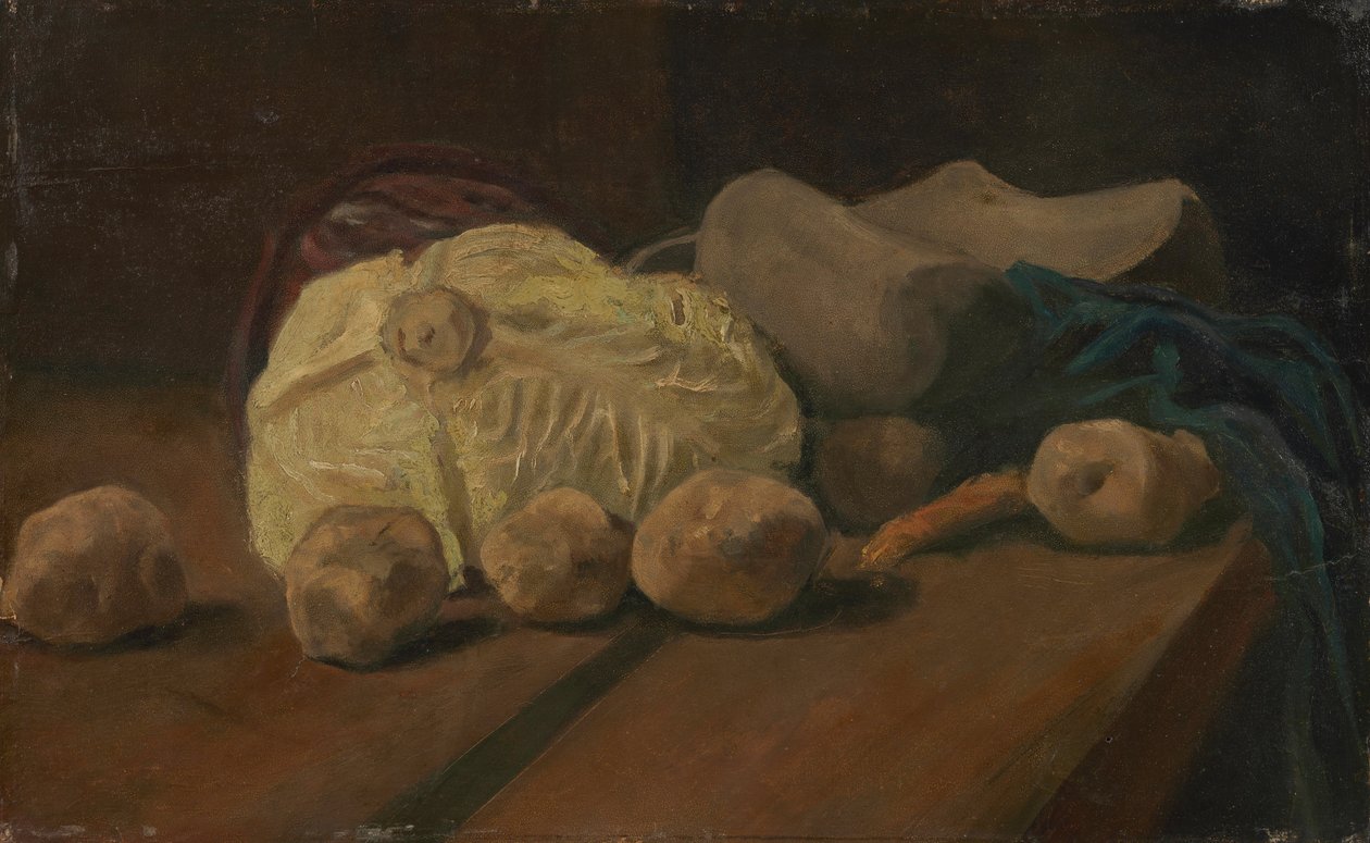 Martwa natura z kapustą i drewniakami autorstwa Vincent van Gogh