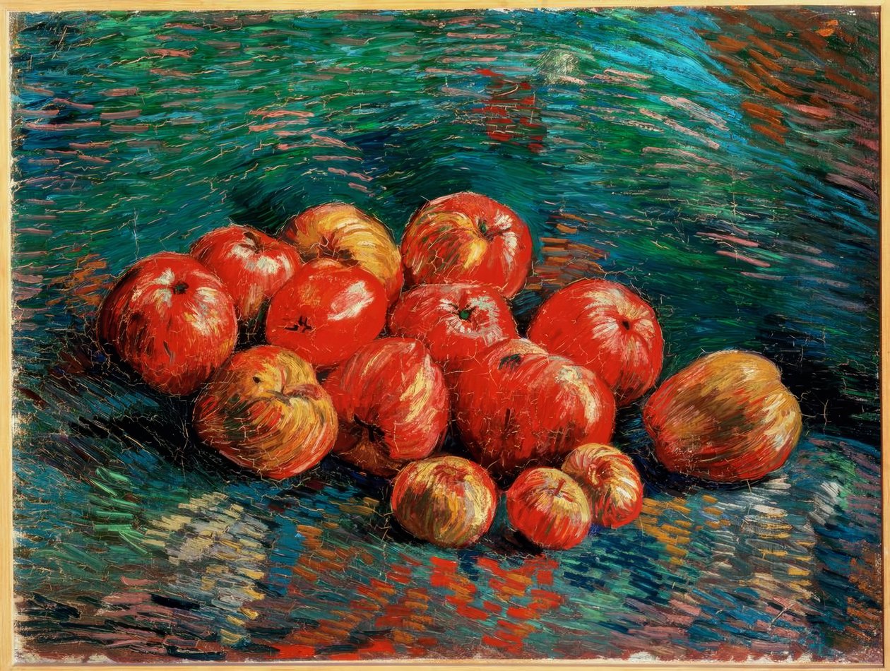 Martwa natura z jabłkami autorstwa Vincent van Gogh