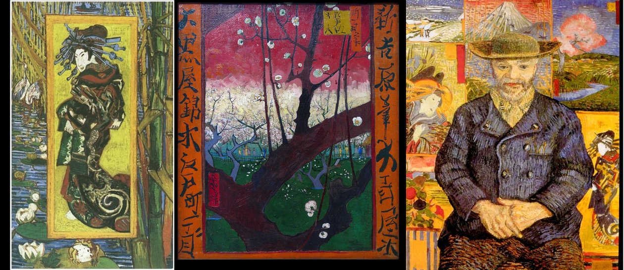Kurtyzana lub Oiran (po Eisenie) autorstwa Vincent van Gogh