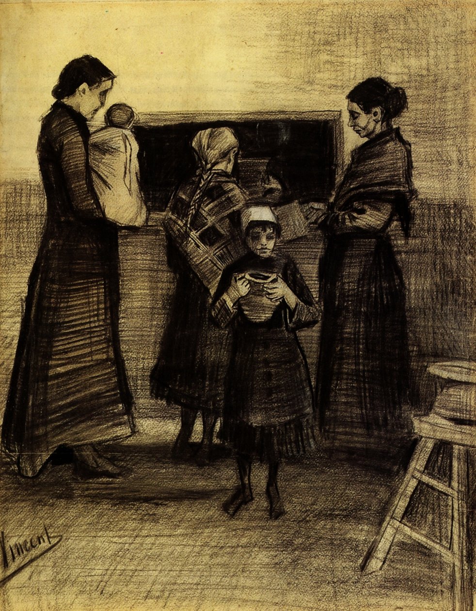 Publiczna kuchnia zupowa F102a autorstwa Vincent van Gogh
