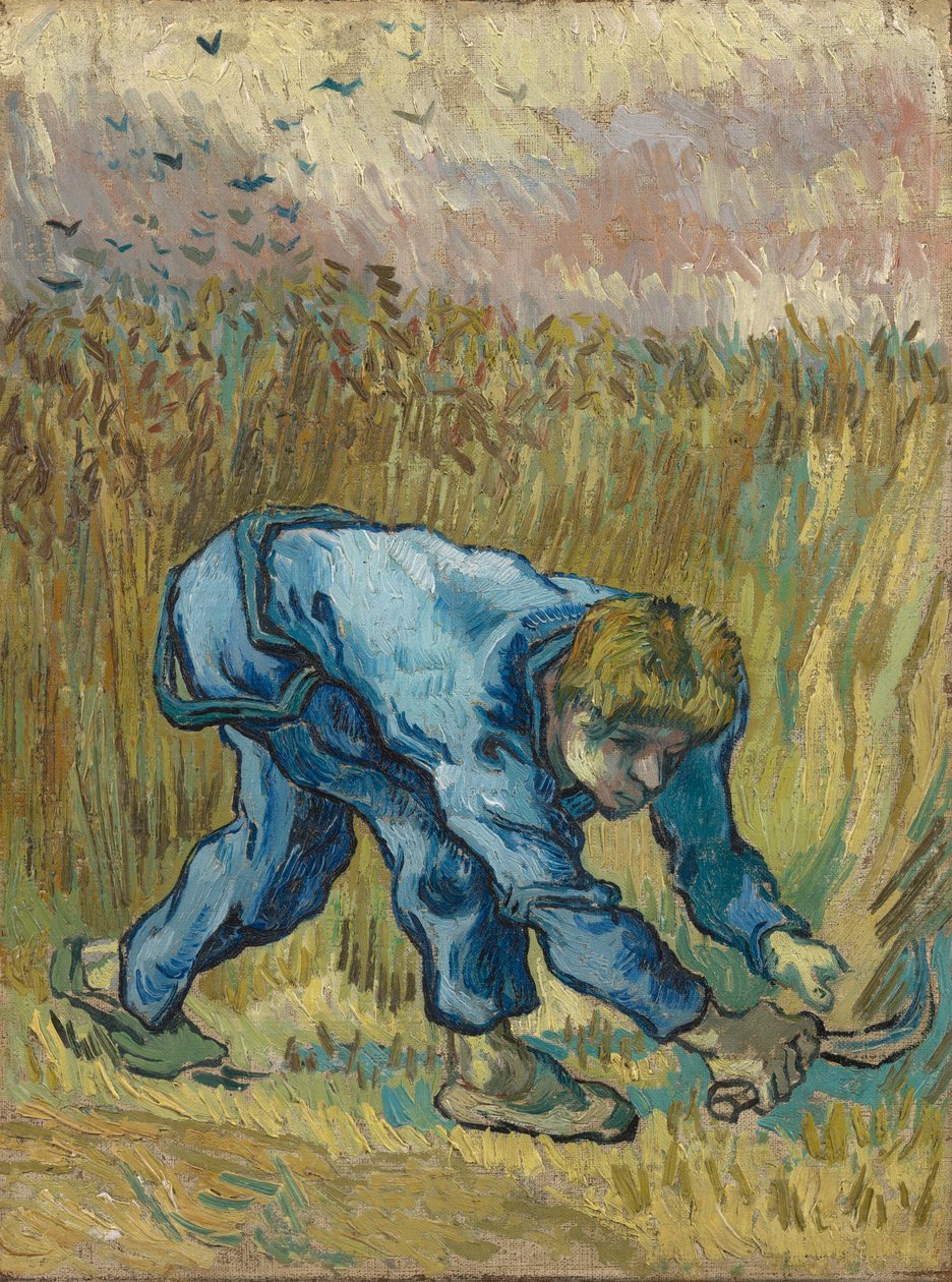 Żniwiarz (po prosie) autorstwa Vincent van Gogh