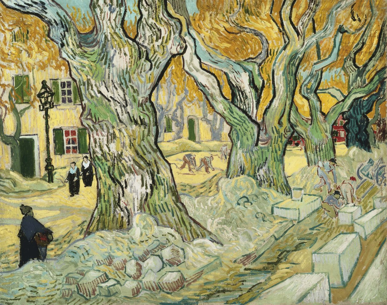 Naprawiacze dróg autorstwa Vincent van Gogh