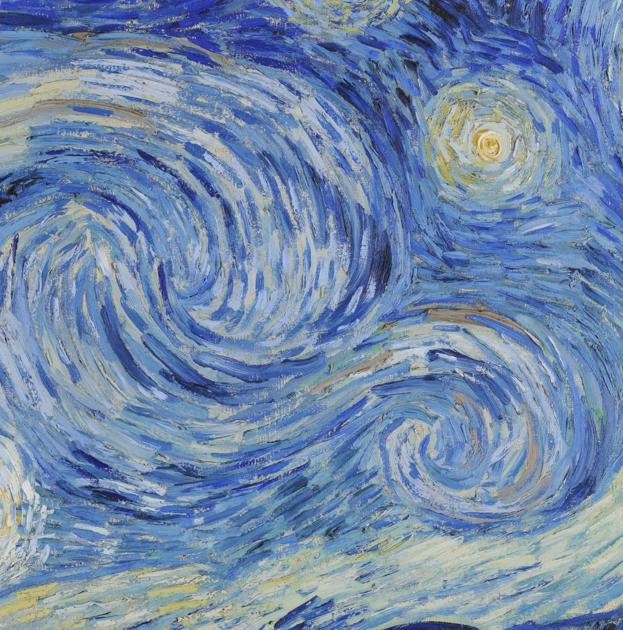 Gwiaździsta noc, czerwiec 1889 autorstwa Vincent van Gogh