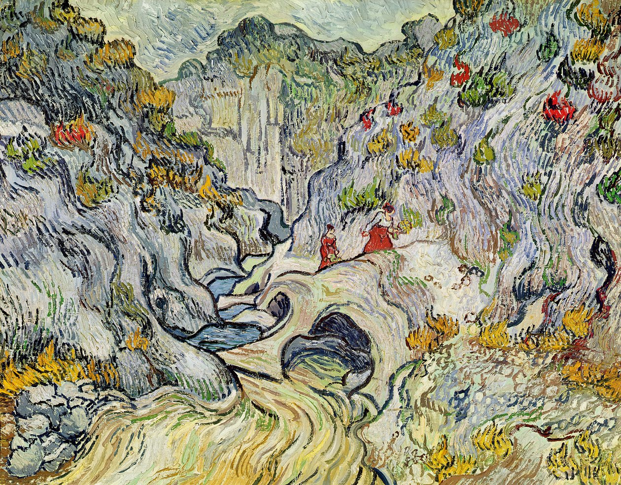Wąwóz Peyroulets, 1889 autorstwa Vincent van Gogh