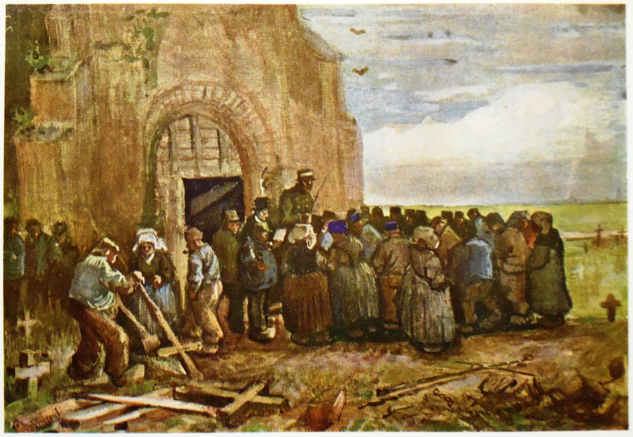 Wyprzedaż krzyży z cmentarza autorstwa Vincent van Gogh