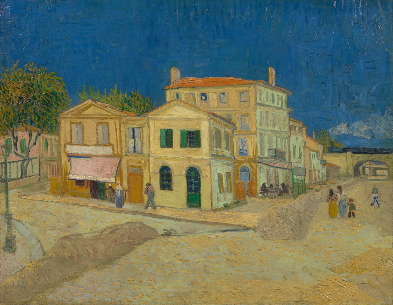 Żółty dom Ulica autorstwa Vincent van Gogh