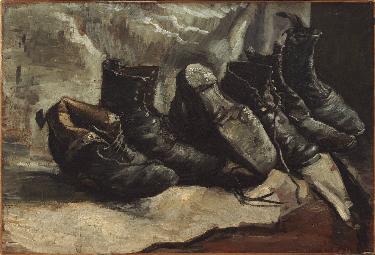 Trzy pary butów autorstwa Vincent van Gogh