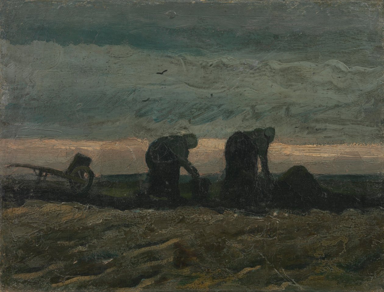Dwie kobiety na wrzosowiskach autorstwa Vincent van Gogh