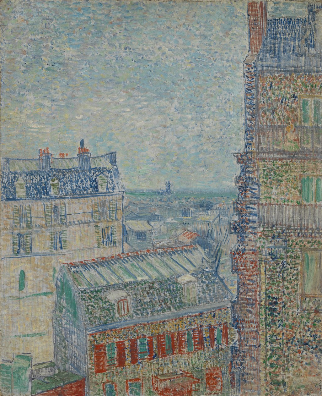 Widok z mieszkania Theo autorstwa Vincent van Gogh