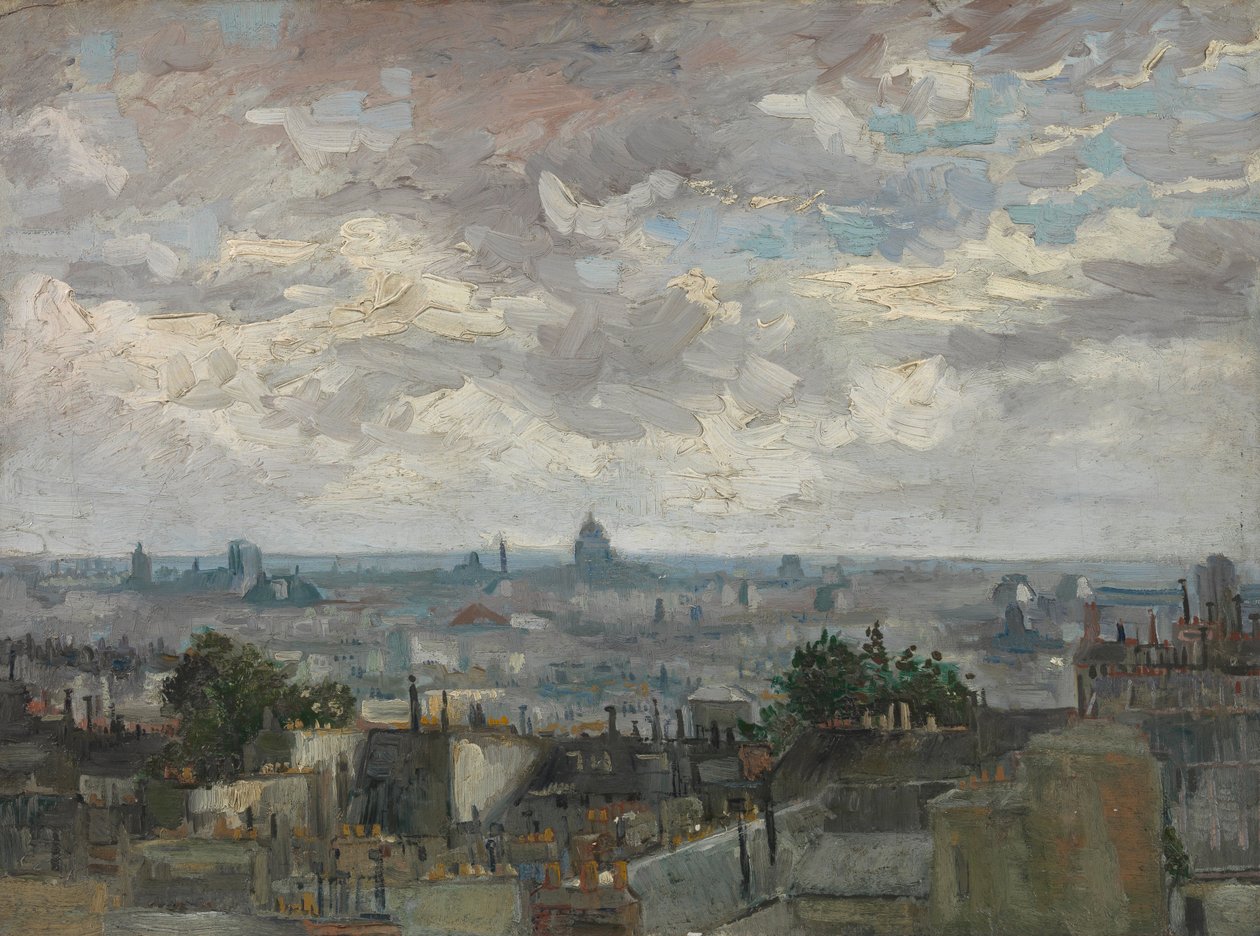 Widok na Paryż autorstwa Vincent van Gogh