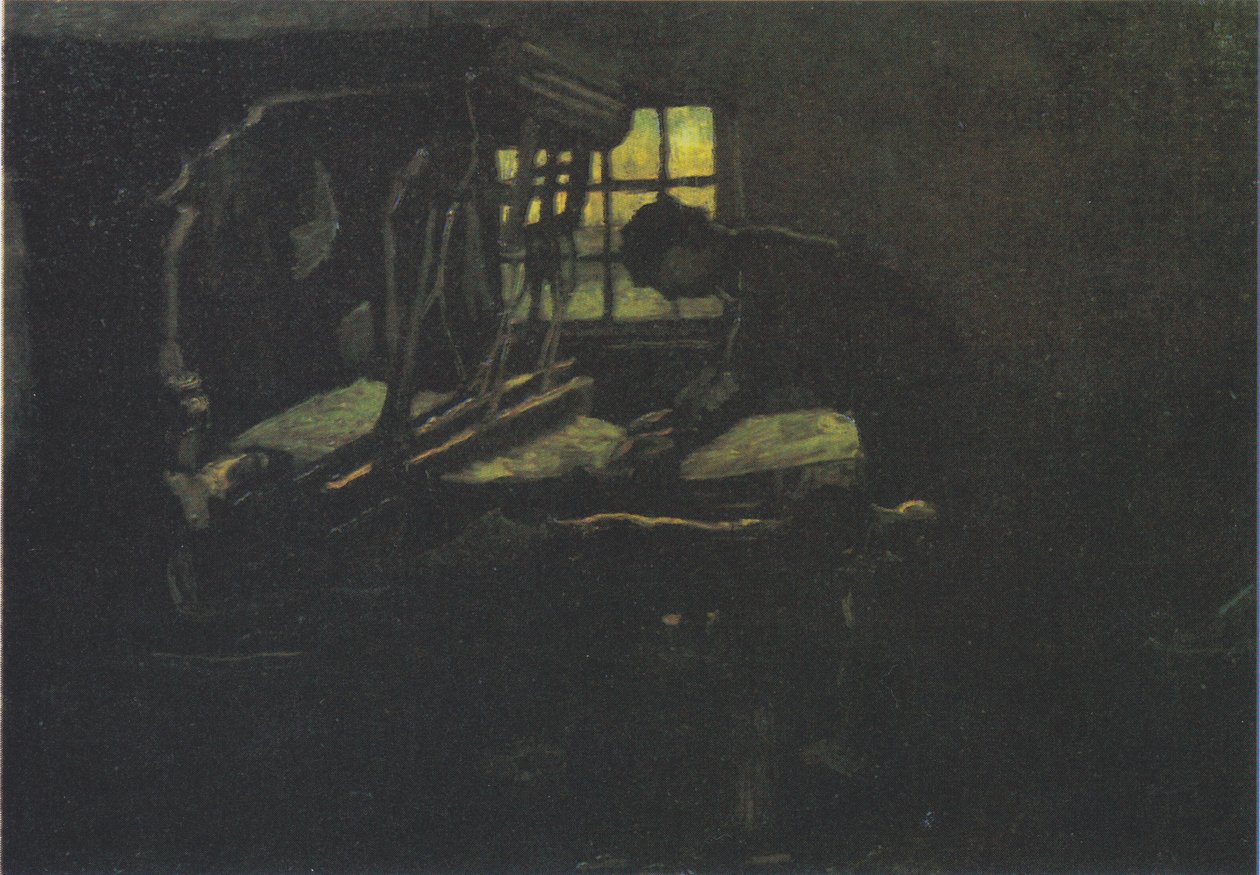 Weber, stojąc przy krośnie autorstwa Vincent van Gogh