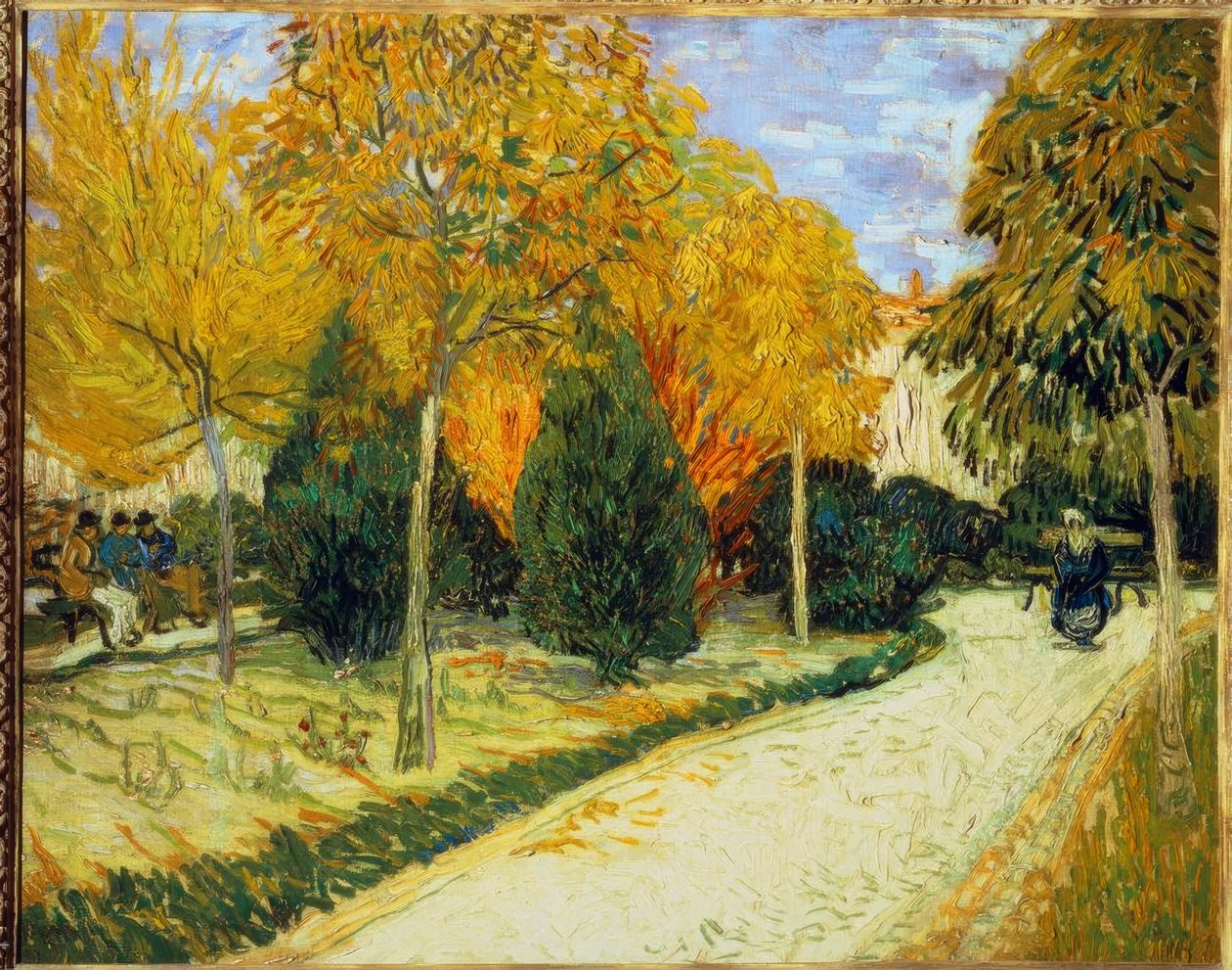 Ścieżka w parku Arles autorstwa Vincent van Gogh