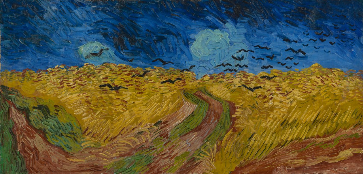 Pole pszenicy z wronami autorstwa Vincent van Gogh