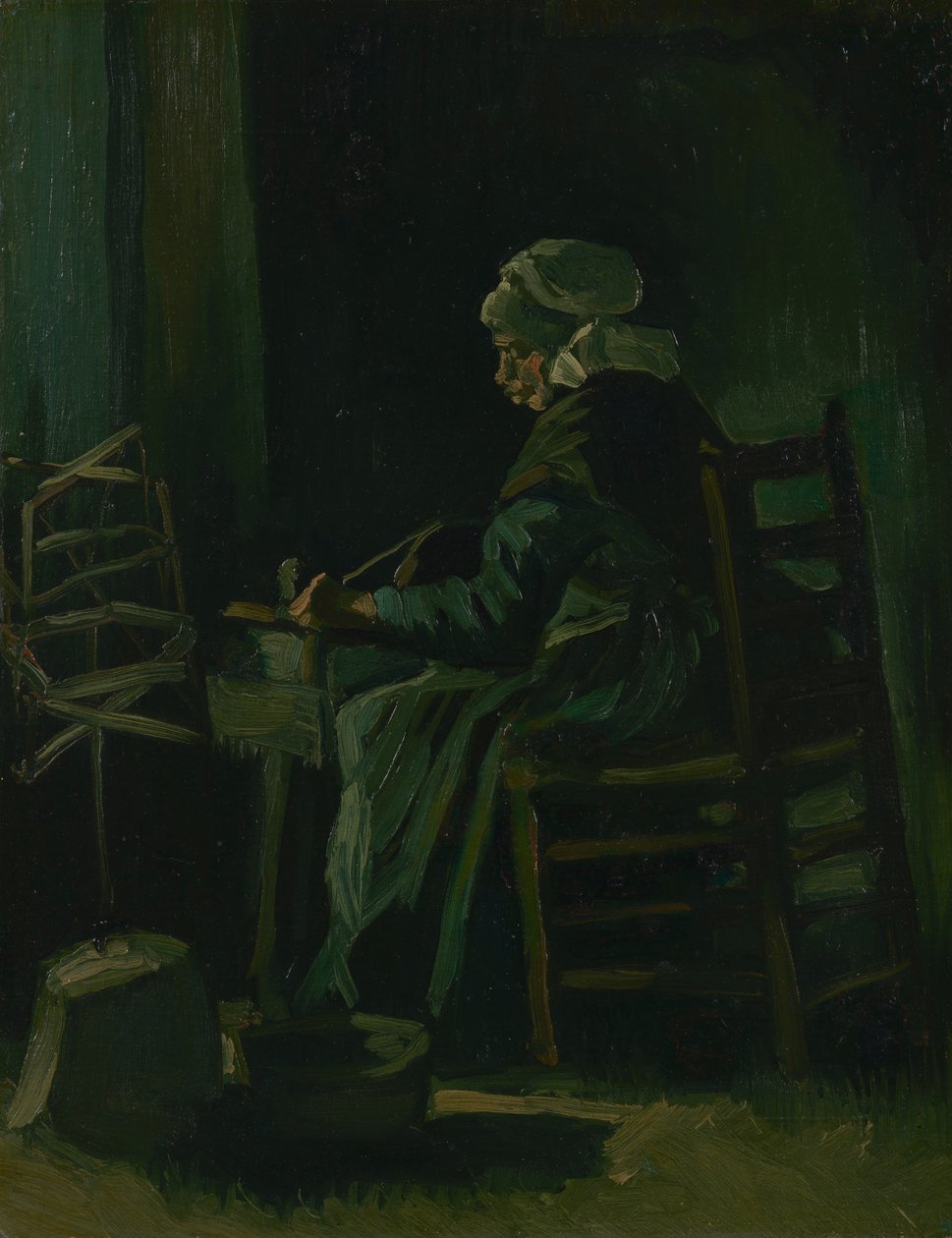 Kobieta nawijająca przędza autorstwa Vincent van Gogh