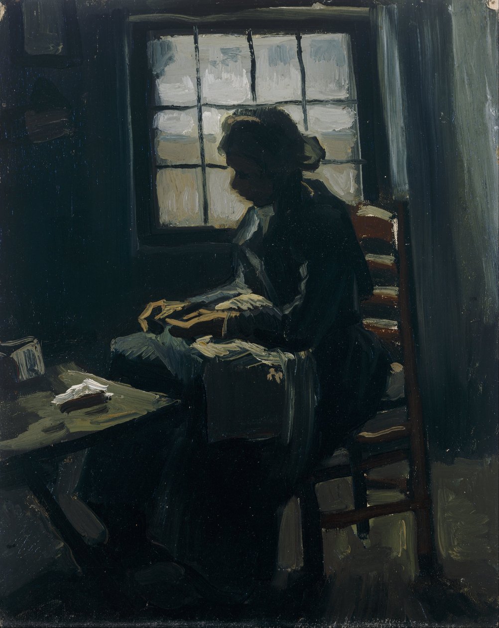 Szycie kobiet autorstwa Vincent van Gogh