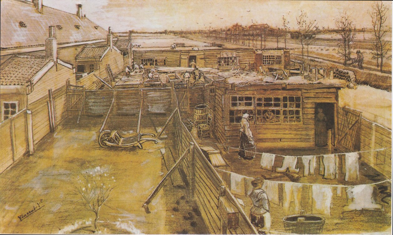 Warsztat stolarski autorstwa Vincent van Gogh