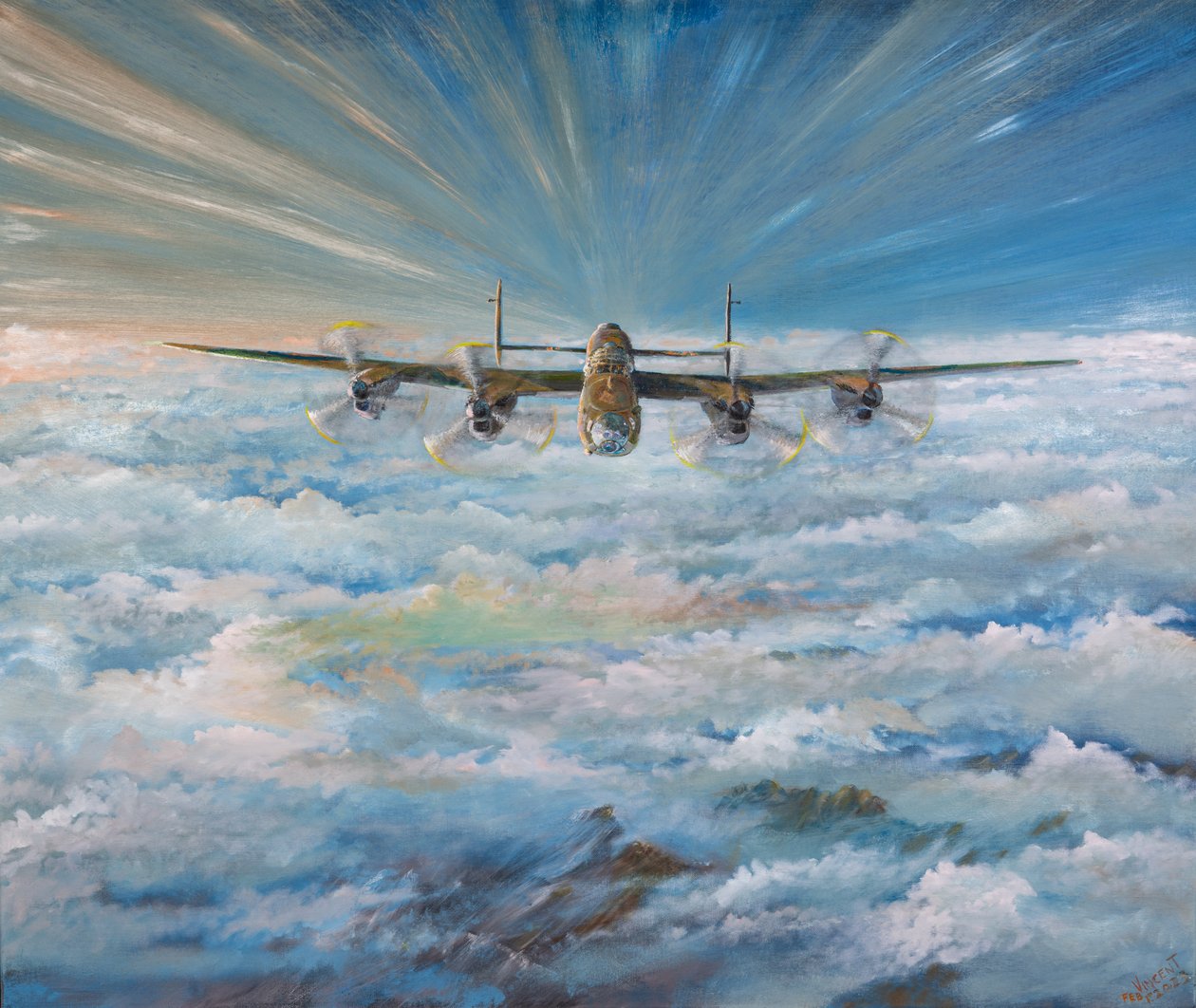 Avro Lancaster B1 Special, 2023 autorstwa Vincent Alexander Booth