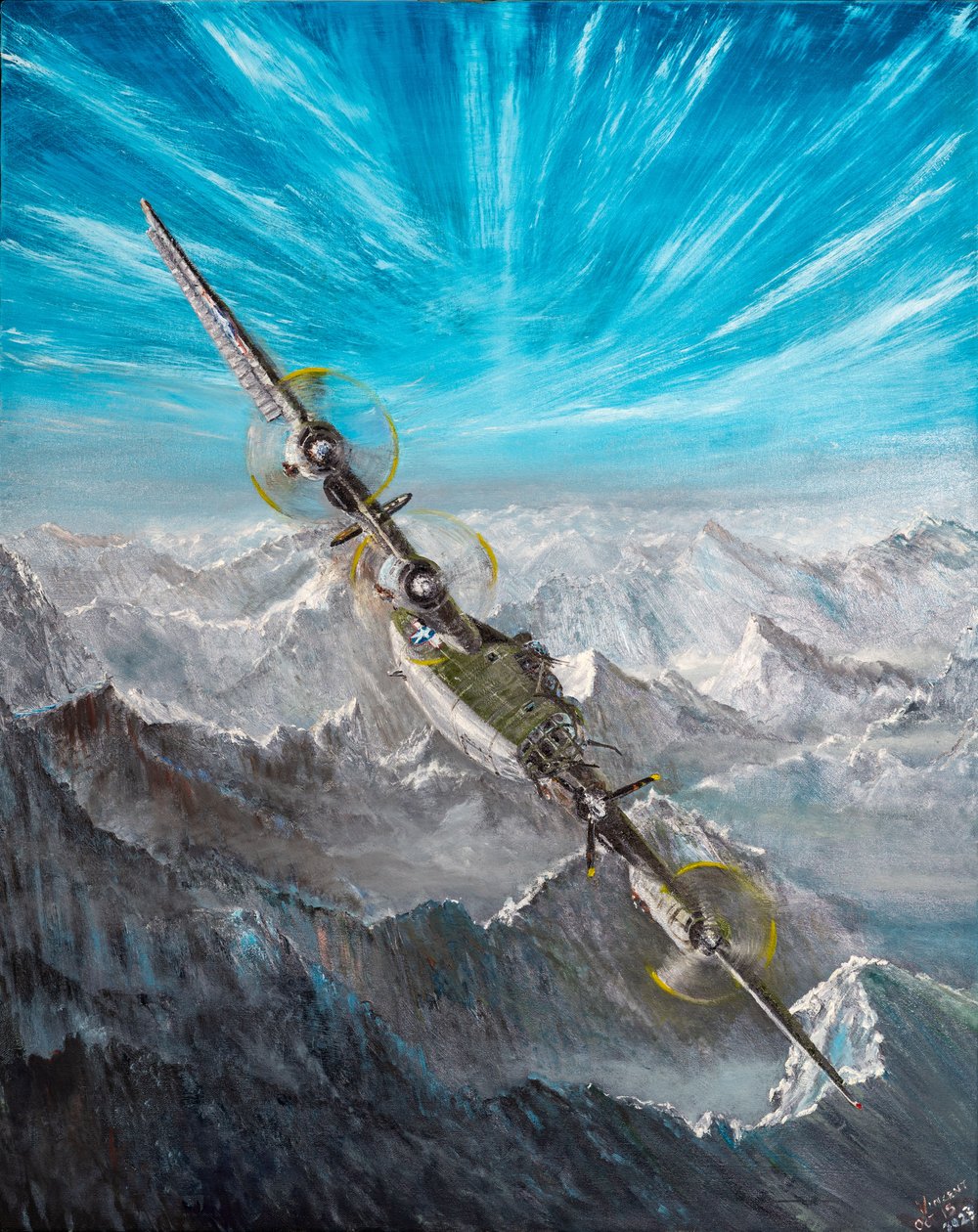 Szwajcarskie lądowanie B-24 Liberator 7, 2023 autorstwa Vincent Alexander Booth