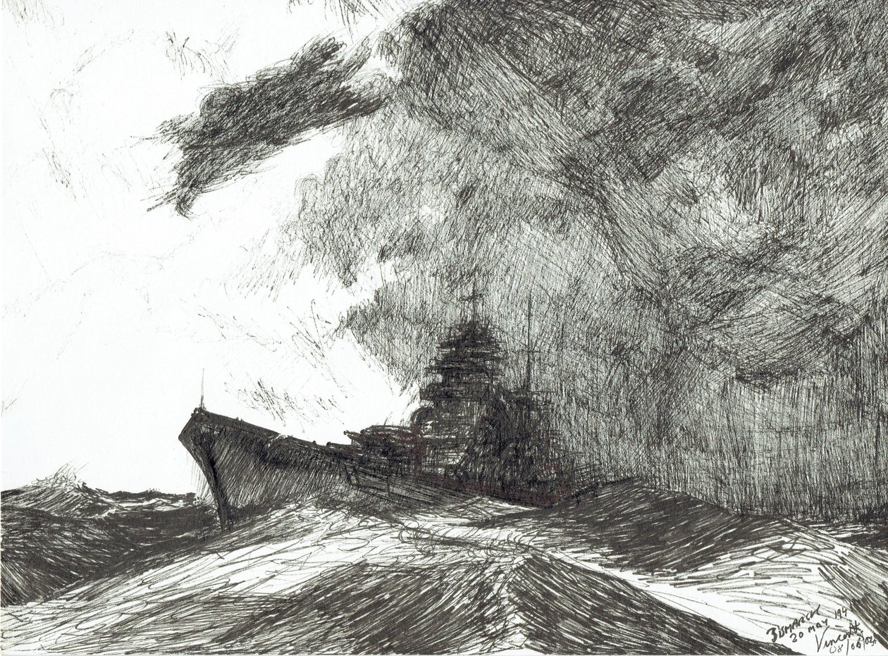 Bismarck z burzy, 2002 autorstwa Vincent Alexander Booth