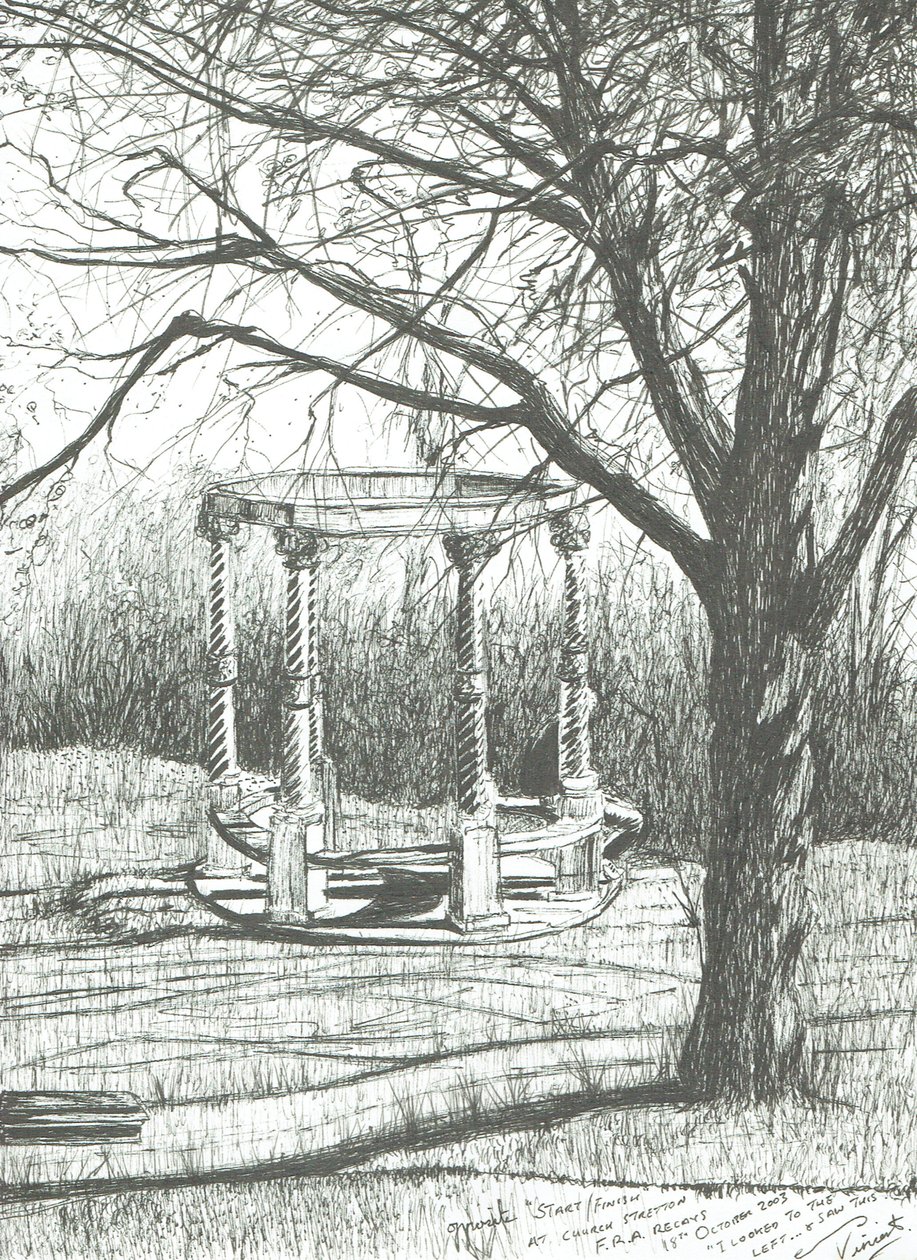Church Stretton, po przekaźnikach Fell, 2003 r. autorstwa Vincent Alexander Booth