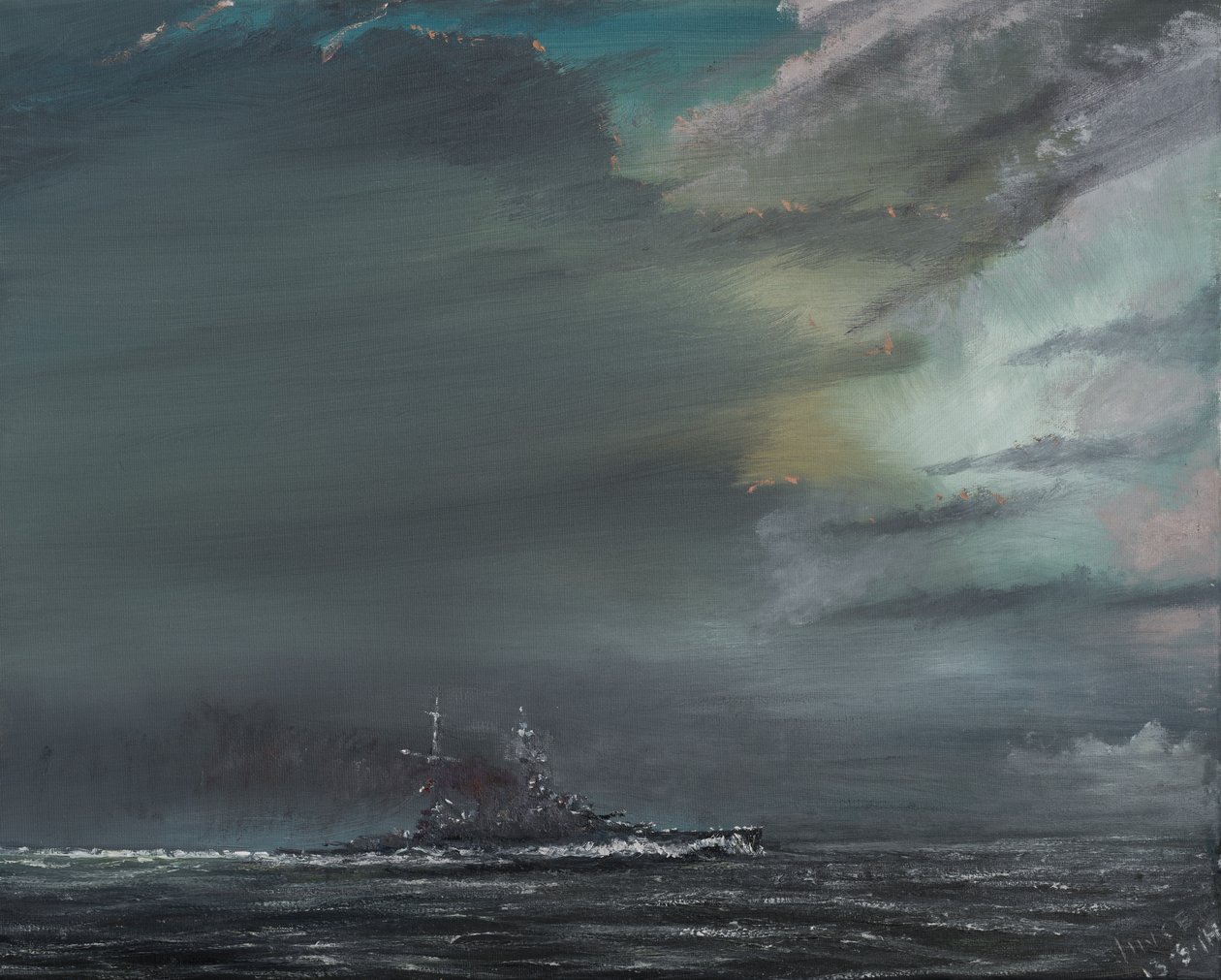 Kaptur HMS 1941, 2014, autorstwa Vincent Alexander Booth