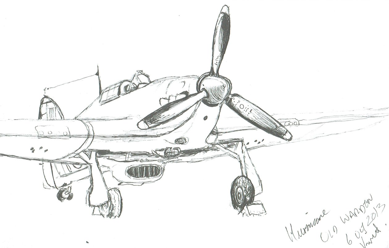 Hawker Hurricane, 2013 autorstwa Vincent Alexander Booth