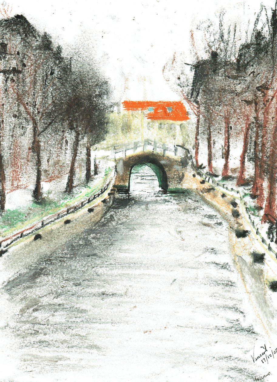 Holandia, widok na kanał, 2005 autorstwa Vincent Alexander Booth