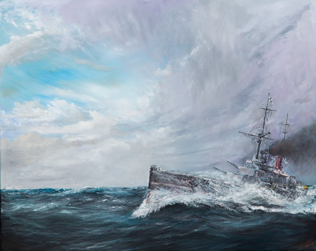 Siostra Żelaznych Psów - SMS Lutzow 1916, 2016, autorstwa Vincent Alexander Booth
